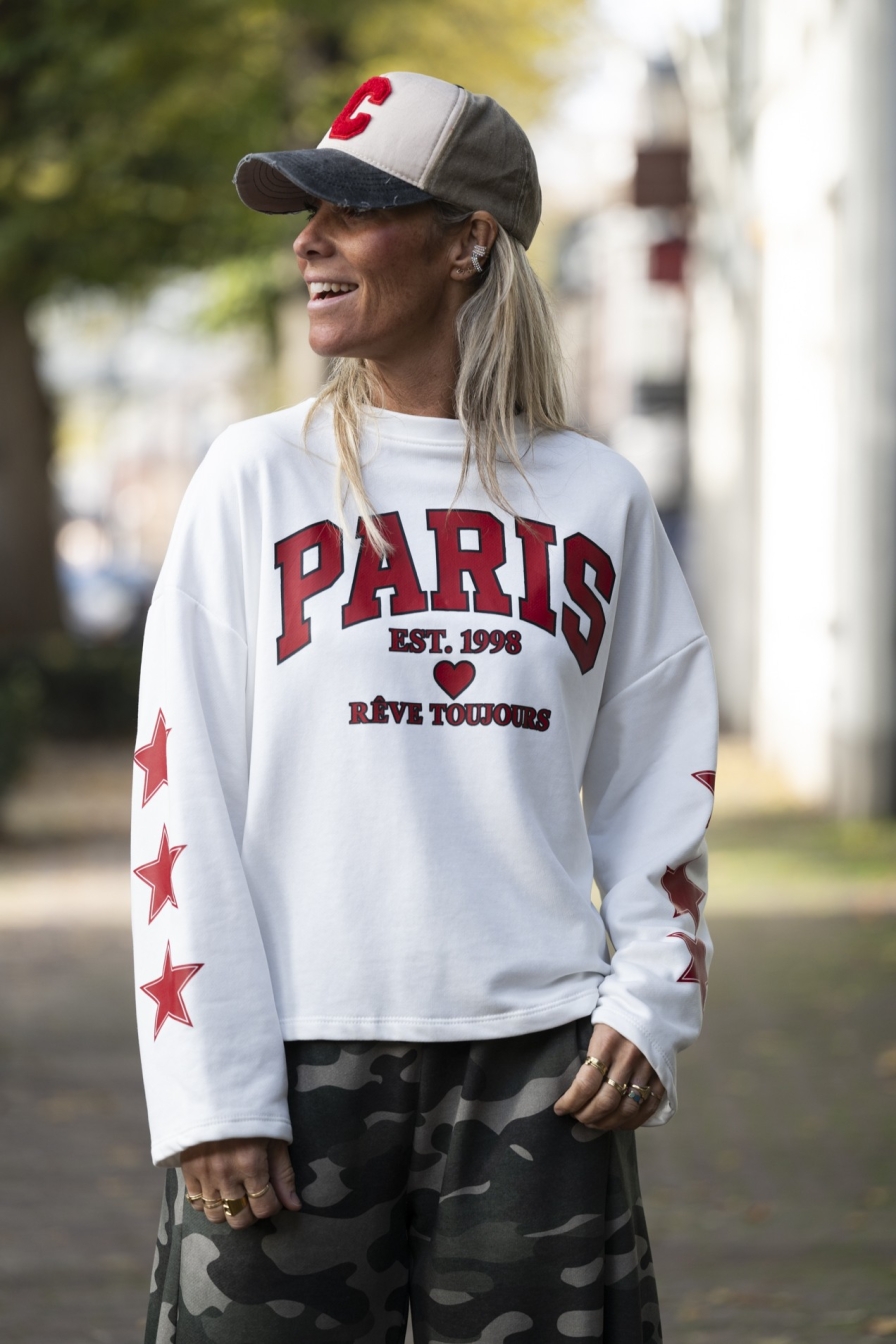 Sweater Paris Wit